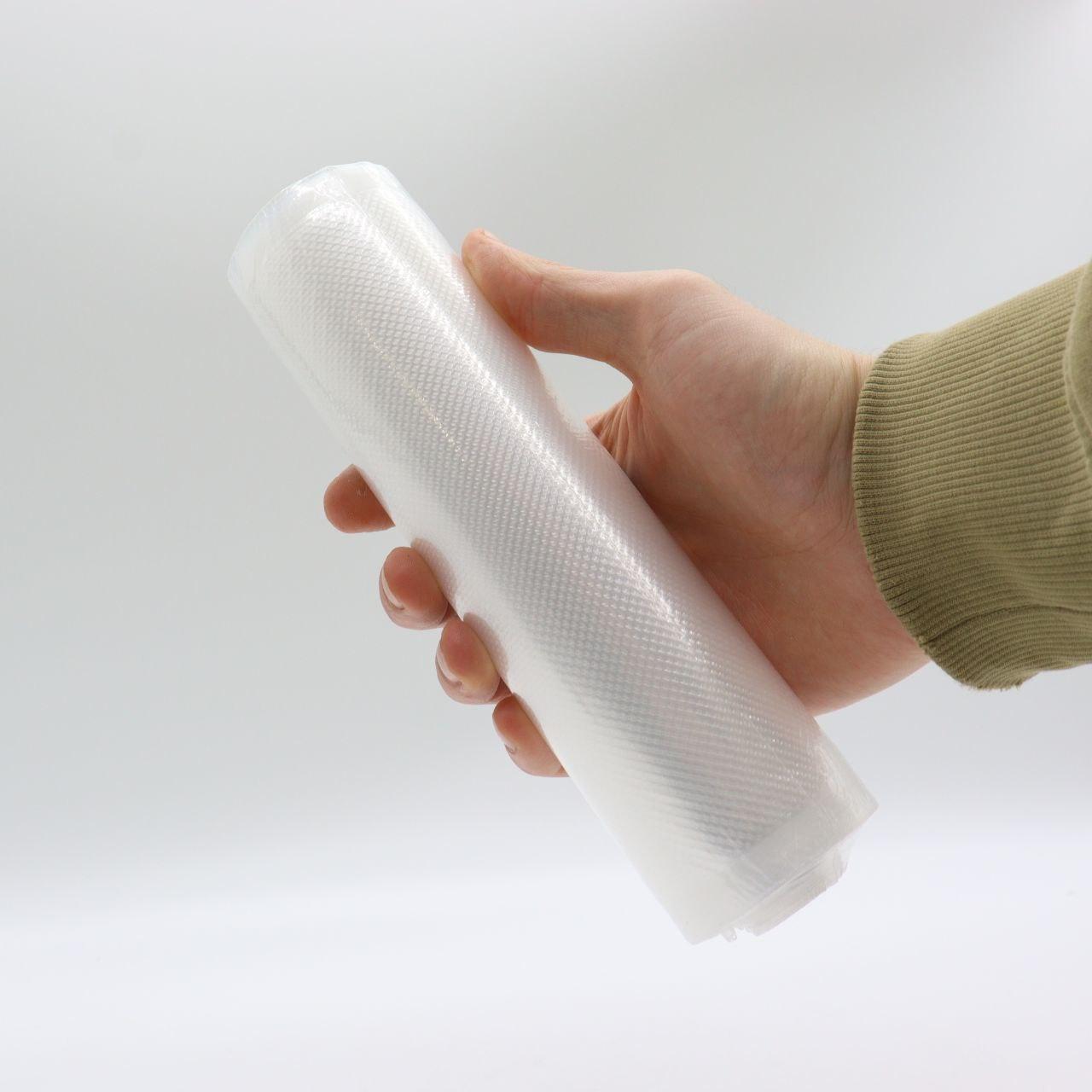 Пакети для вакууматора в рулонах 5м х 20см, 1 рулон / Вакуумні рулонні пакети для зберігання їжі