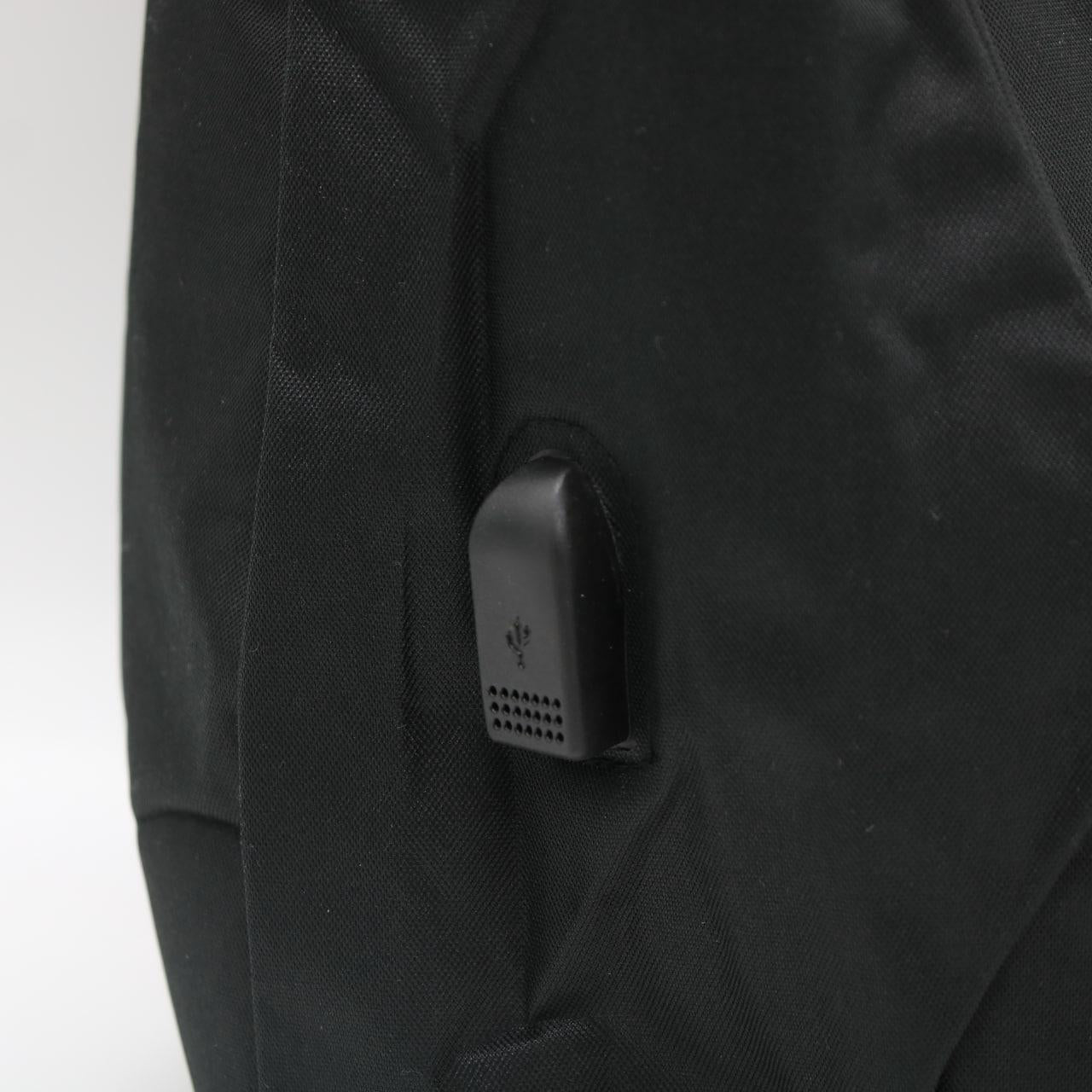 Міський рюкзак-антивор з USB (45х30х10 см) Bobby, Чорний / Молодіжний рюкзак для ноутбука