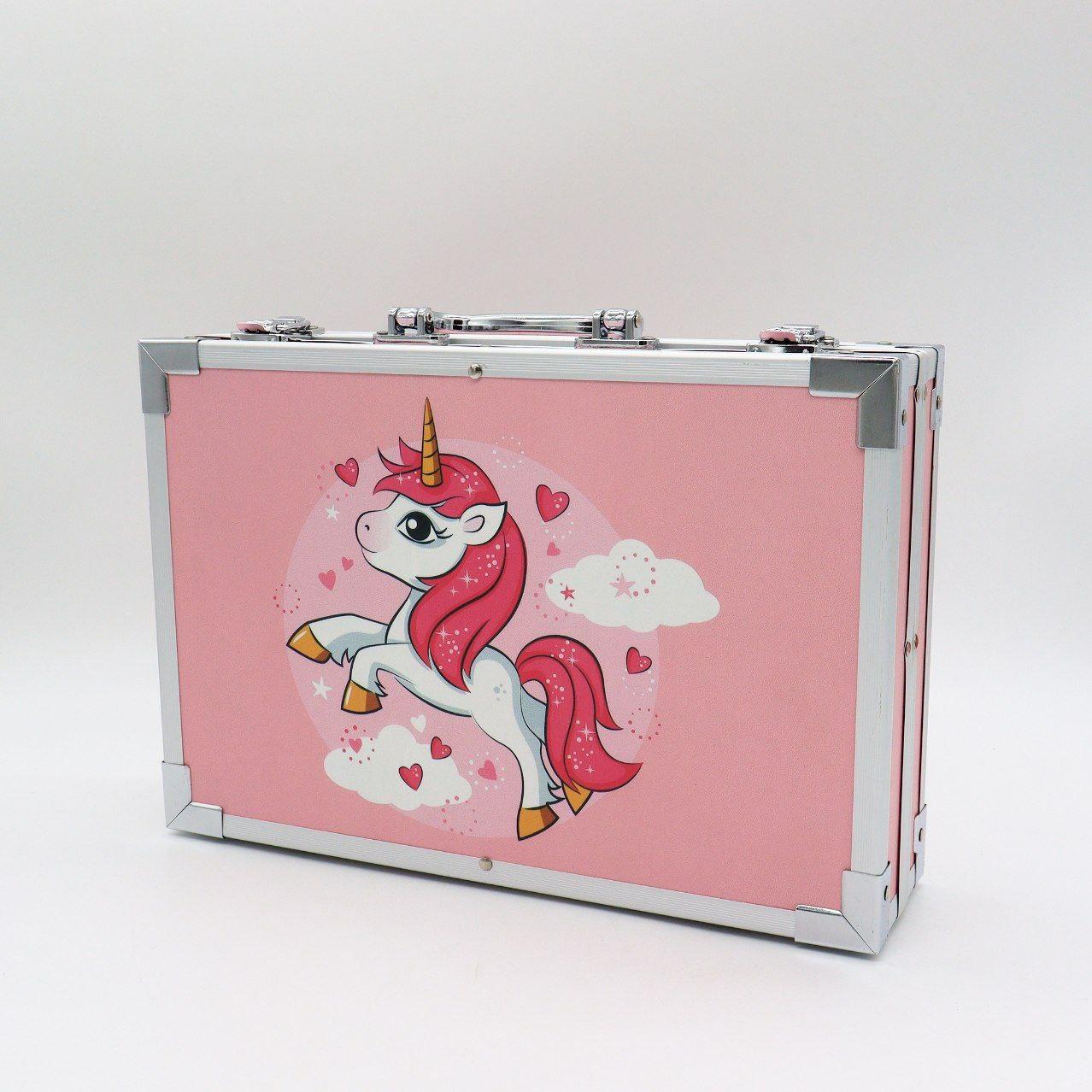 Набір для малювання 145 предметів у кейсі / Розсувний набір для творчості / Набір художника