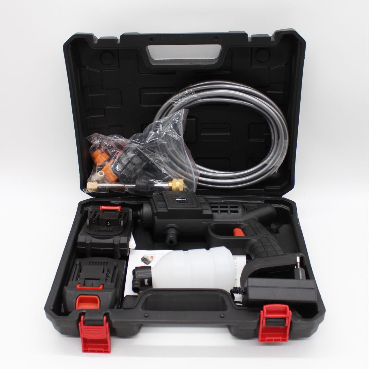 2 АКБ Акумуляторна мийка високого тиску 24V, в кейсі / Міні мийка для машини / Розпилювач пістолет