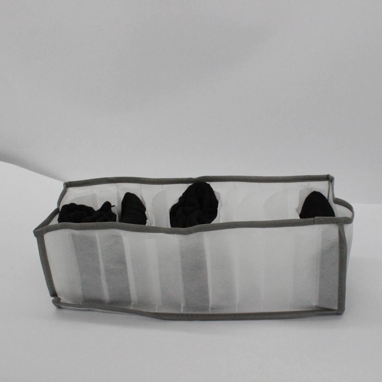 Комплект органайзерів для білизни 4шт / Органайзери для зберігання одягу / Набір органайзерів у шафу