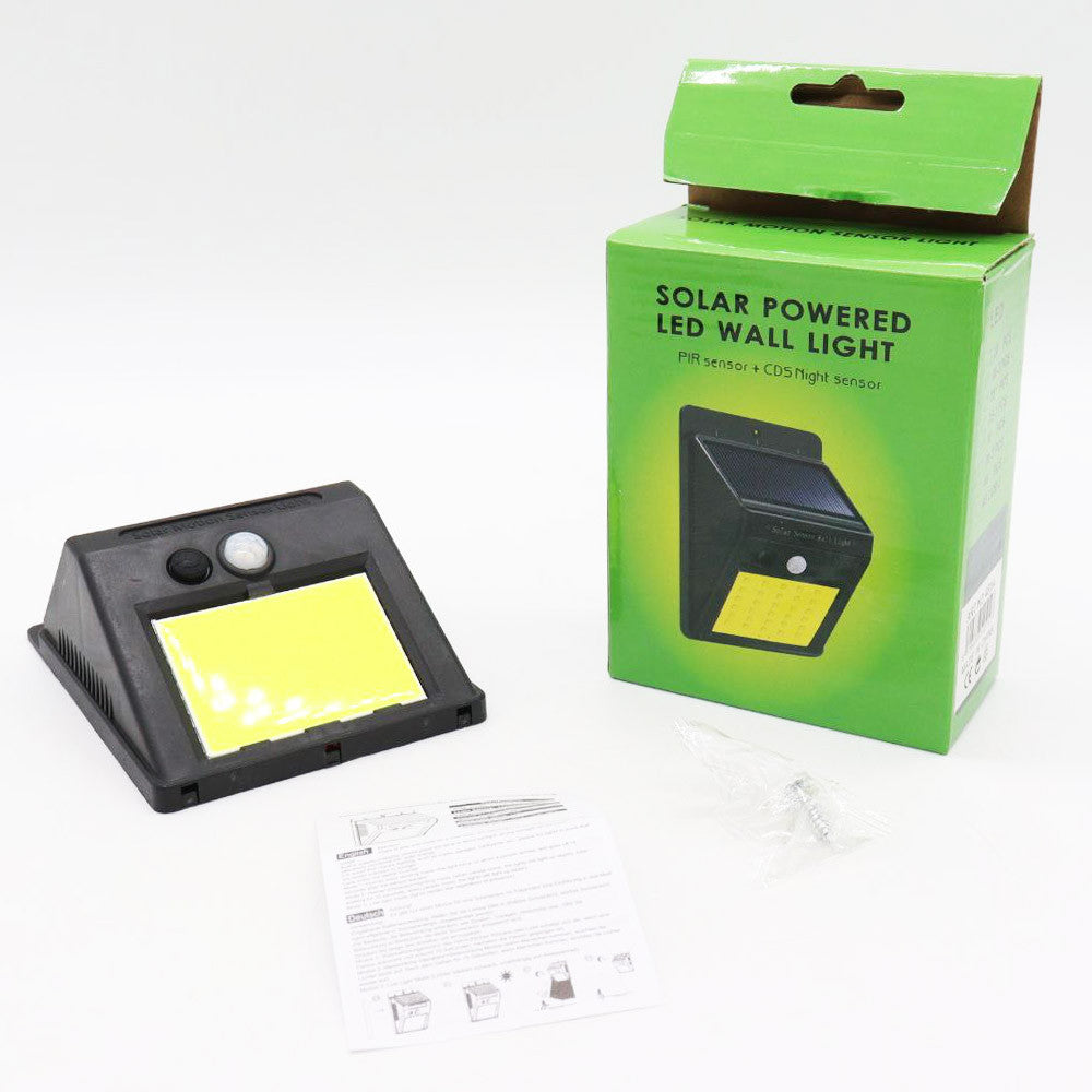 Вуличний ліхтар на сонячній батареї з датчиком руху, SH-1605 / Настінний світильник / Водостійкий ліхтар