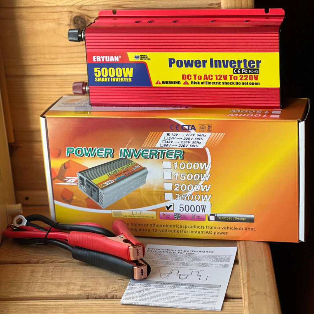 Автомобільний інвертор 5000Вт (12В/220В) / Інвертор напруги 12/220В