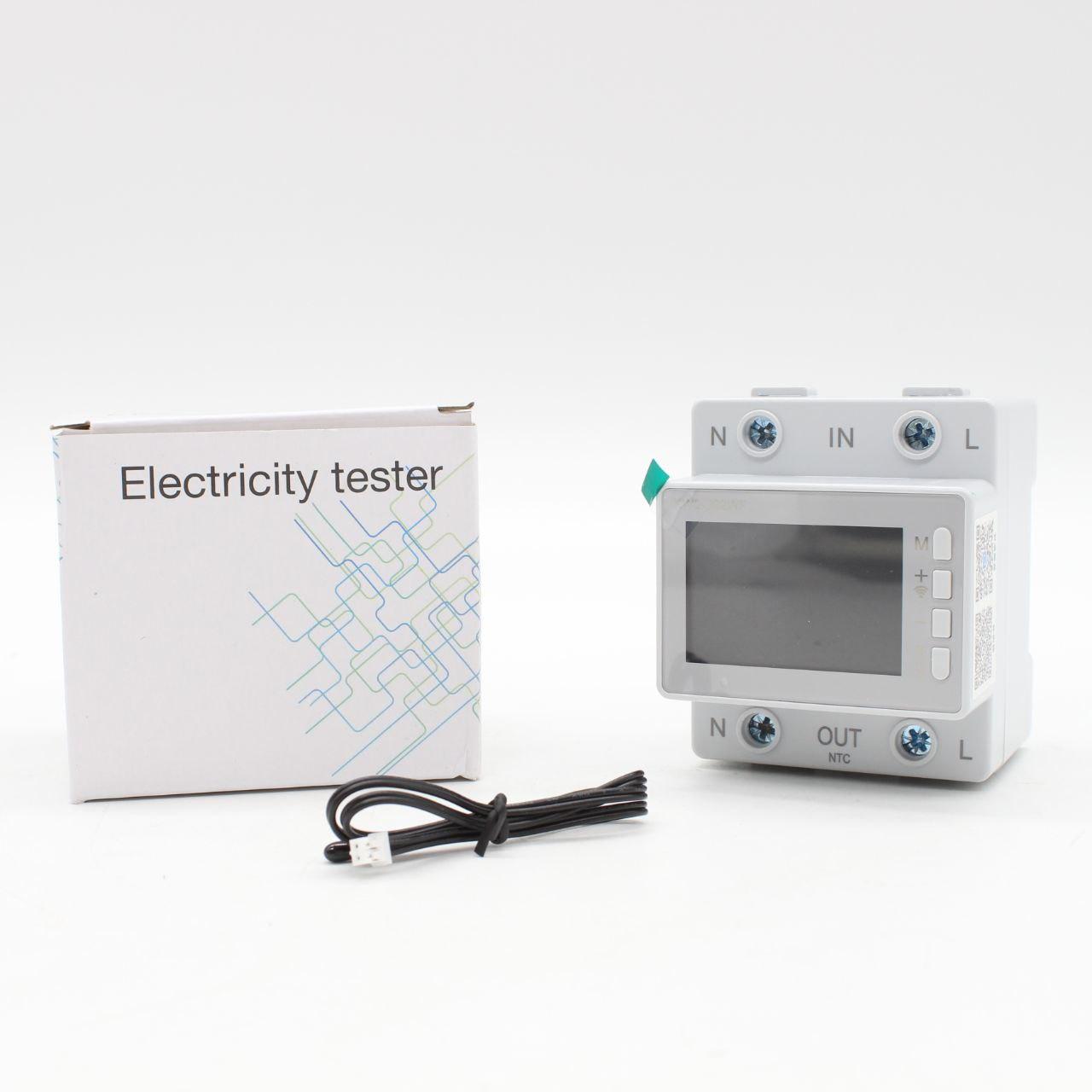 Розумний лічильник електроенергії з WIFI, 63A, 8 показників, KWS-302WF / Цифровий електролічильник / Вайфай лічильник