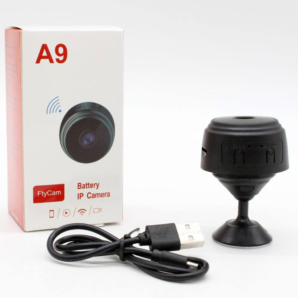 Бездротова WiFi міні камера Full HD, A9 / Універсальна IP камера відеоспостереження на акумуляторі