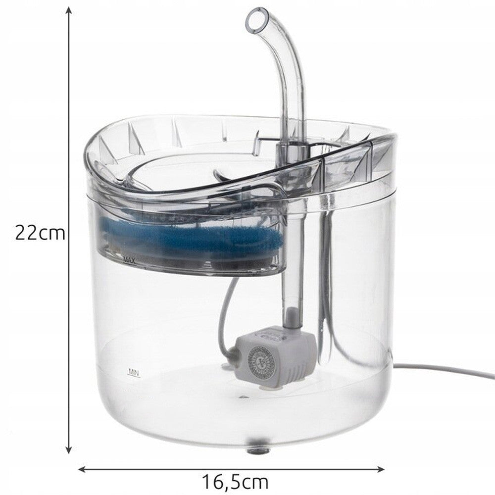 Автоматична поїлка-фонтан для котів та собак, 1,8л, від USB / Питний фонтанчик для тварин