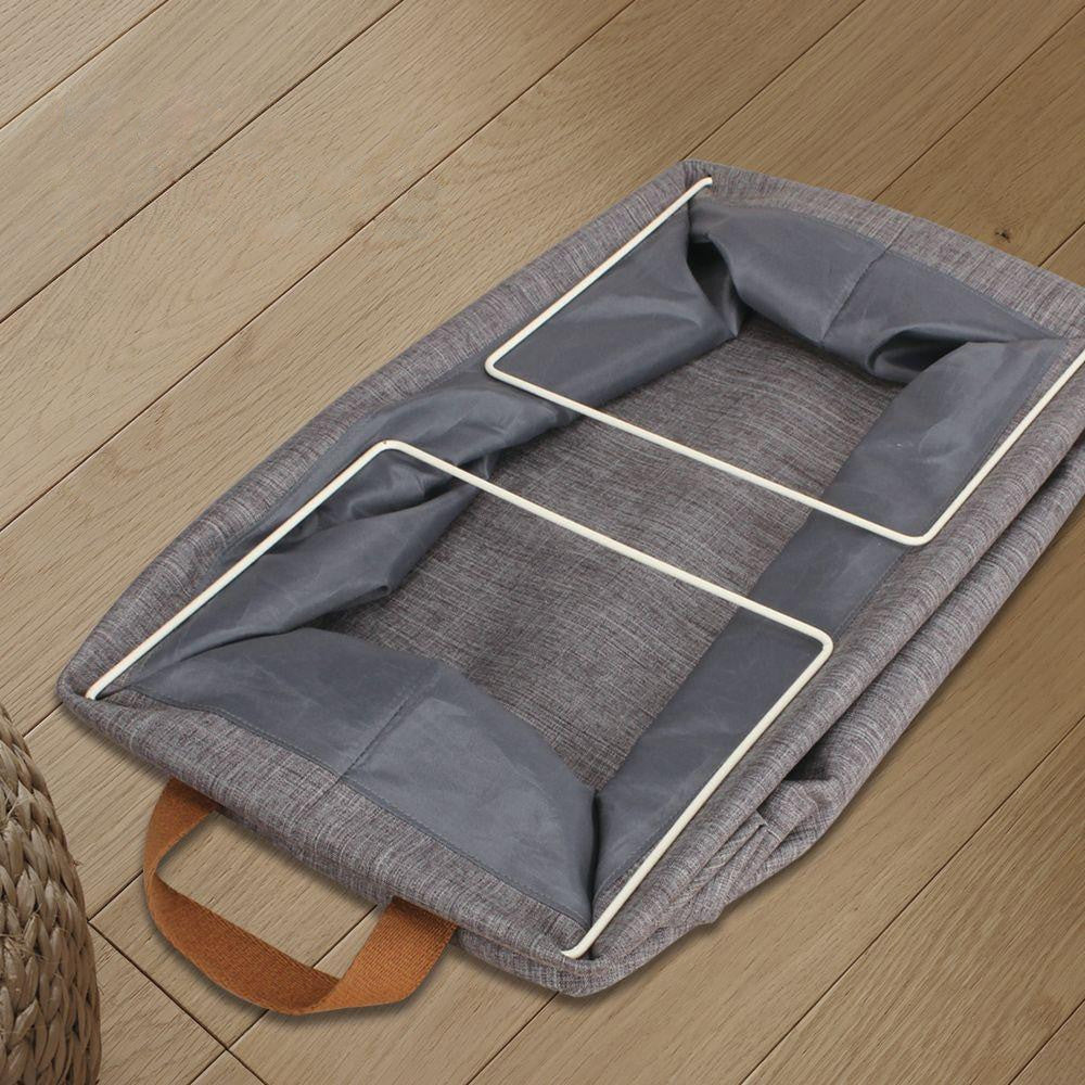 Коробка-органайзер для зберігання речей 23л, 50х30х20см, Сірий / Органайзер для речей у шафу / Кошик для одягу