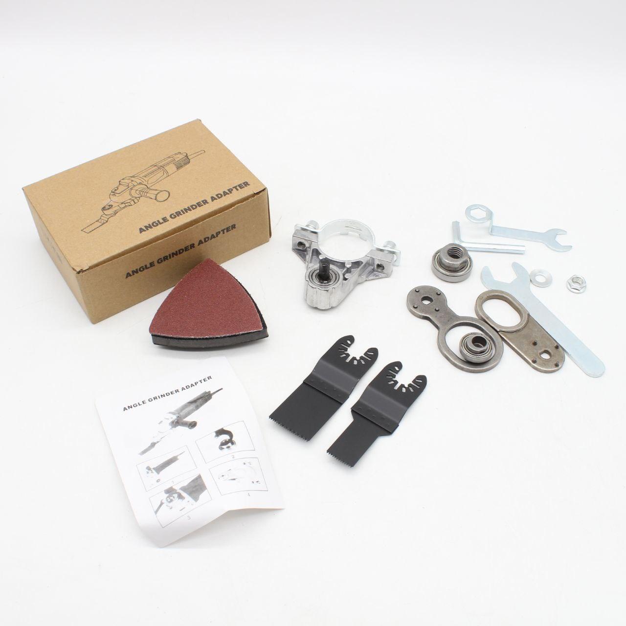 Насадка на болгарку реноватор + насадки для шліфування 5в1 / Набір багатофункціональних насадок на КШМ