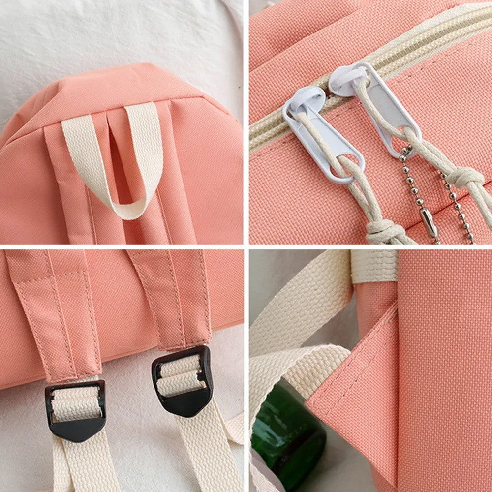 Рюкзак-трансформер 5в1, 42x30x11см, Рожевий / Міський рюкзак / Рюкзак підлітковий / Дитячий рюкзак / Портфель