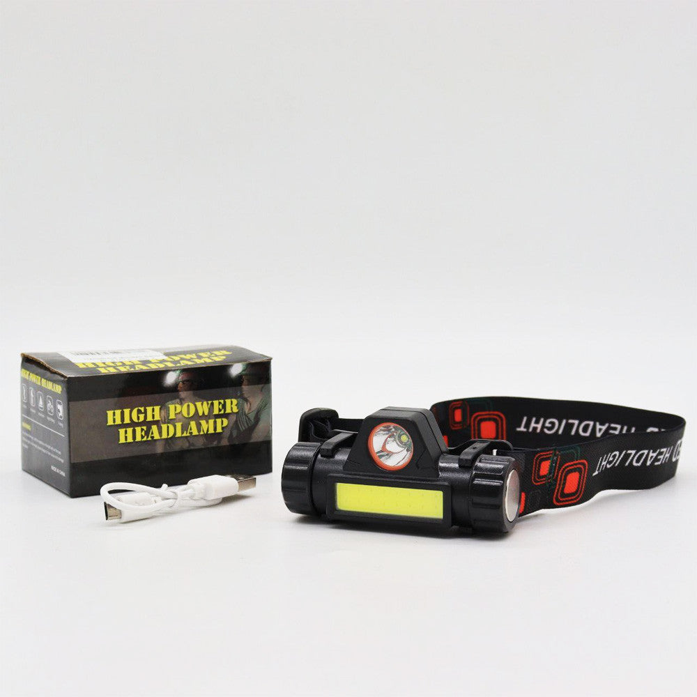 Налобний ліхтар від акумулятора, Bailong BL-8101 XPE+COB / Акумуляторний ліхтарик на голову