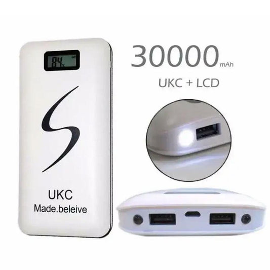 Power Bank 30000mah UKC UKC, Чорний / Портативний зарядний пристрій / Повербанк