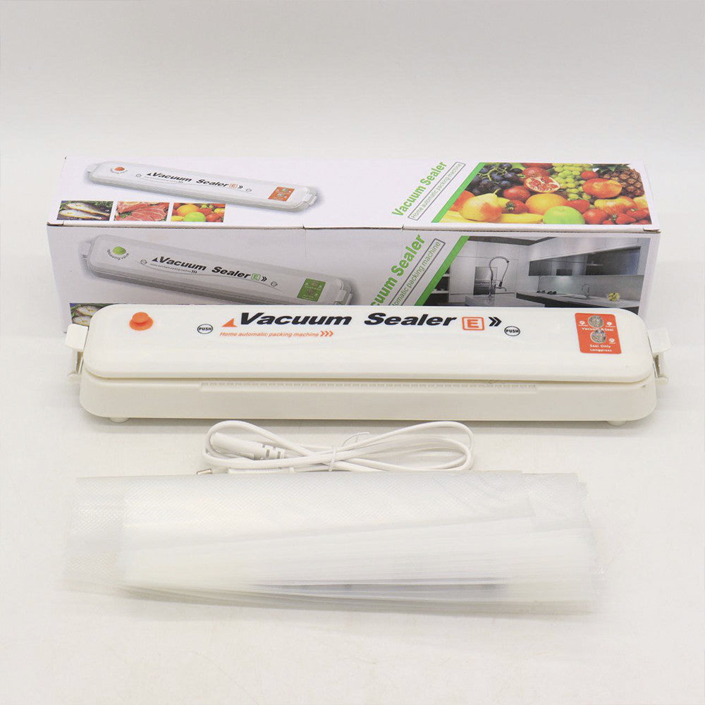 Кухонний вакуумний пакувальник харчових продуктів Vacuum Sealer, Білий / Вакууматор