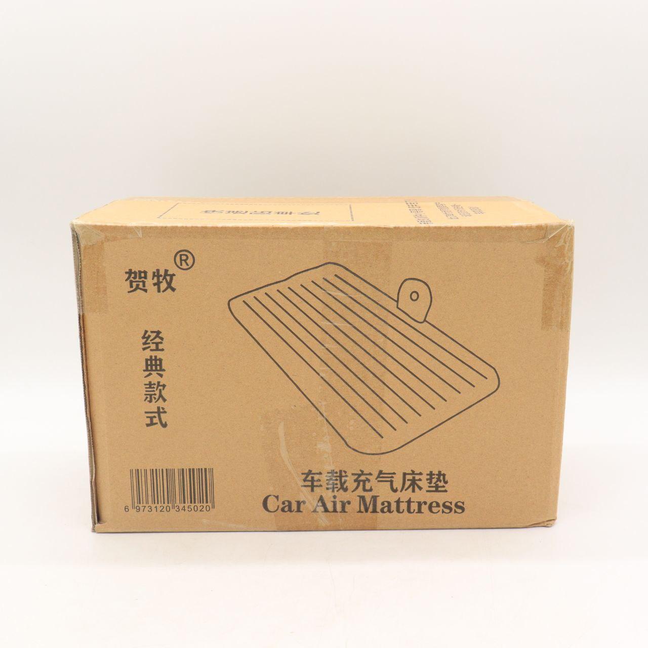 Матрац автомобільний на заднє сидіння 135x80см + насос, Чорний / Надувний матрац в машину / Ліжко-матрац