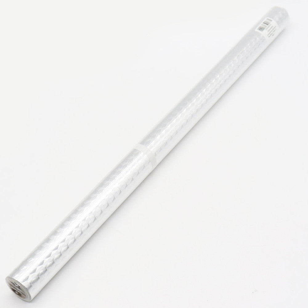 Самоклейна алюмінієва фольга 3м х 60см, Ромб / Водонепроникна плівка для кухонних поверхонь