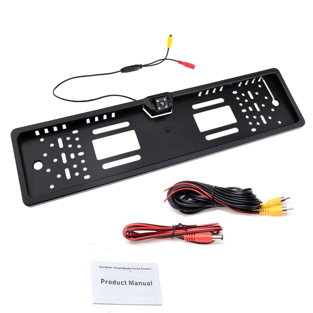 Камера заднього виду рамка 4LED / Авторамка / Рамка для номера з камерою / Номерна рамка з камерою