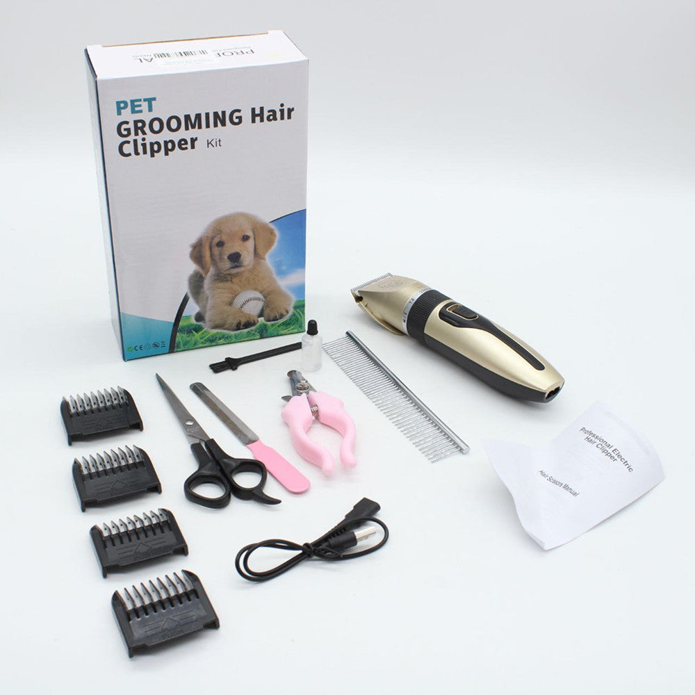Машинка для стрижки тварин 8в1 Raf R-436, 5W / Професійний набір для грумінгу собак та котів