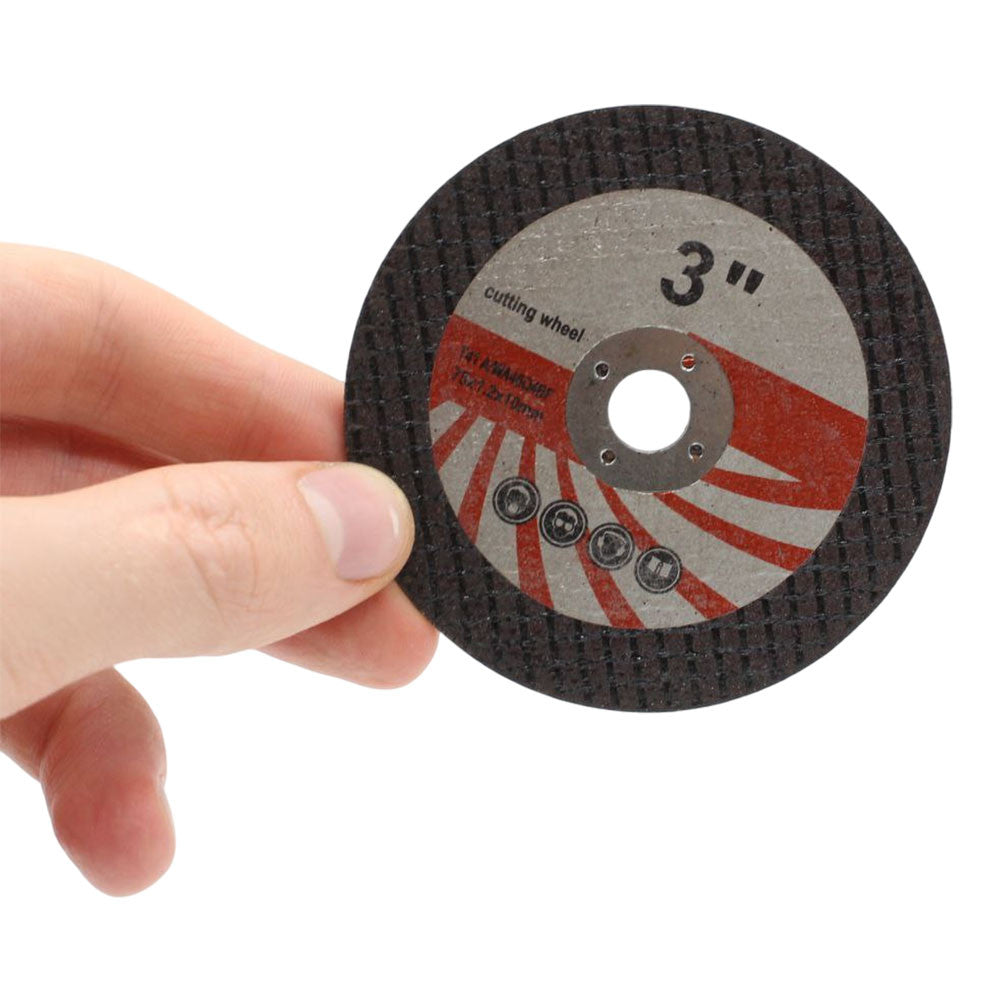 Відрізний диск для міні болгарки 3", 75х10х1,2 мм (1 шт) / Міні відрізний круг по металу / Пиляльний диск для КШМ