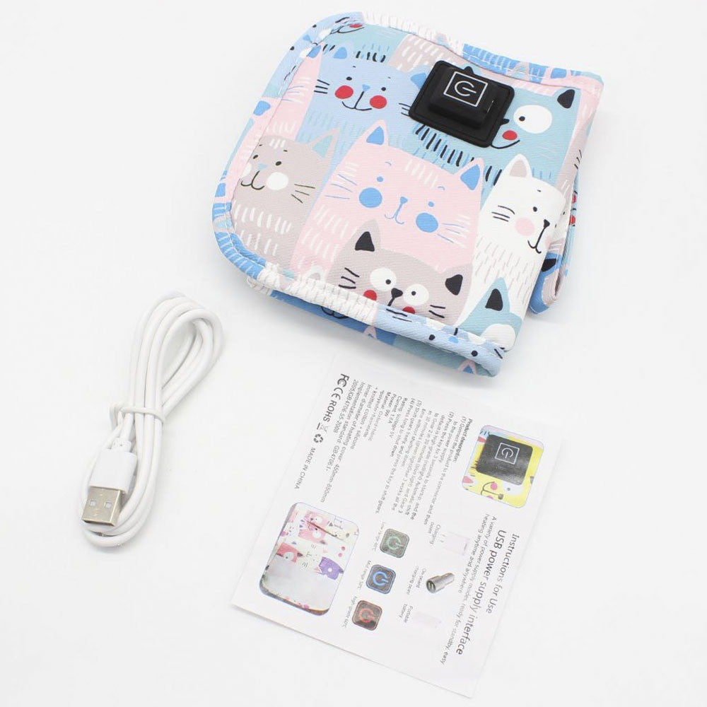 Підігрівач дитячого харчування на липучці, до +60°, 13,5см / Термос для пляшечок / Підігрівач пляшечок