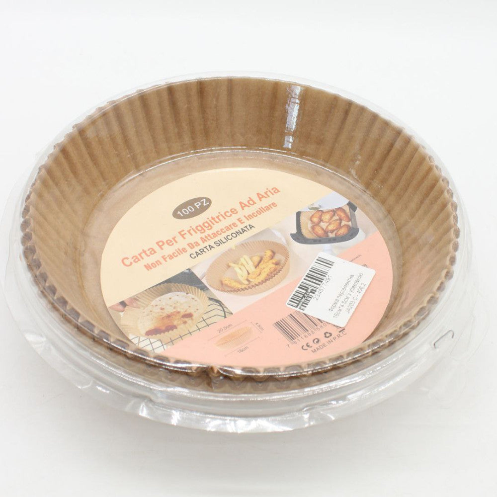 100шт Пергаментні форми для аерогрилю, 20,5х16х4,5см / Паперові форми для мультипечі / Форми для випічки