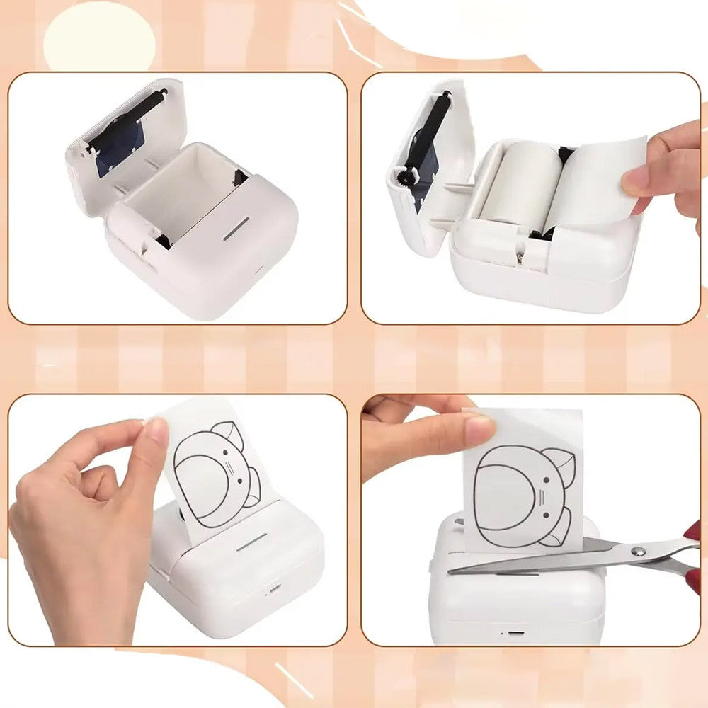 1 шт Прозорий термопапір самоклеючий 5,7x2,5см / Папір для термопринтера / Термопапір для наклейок