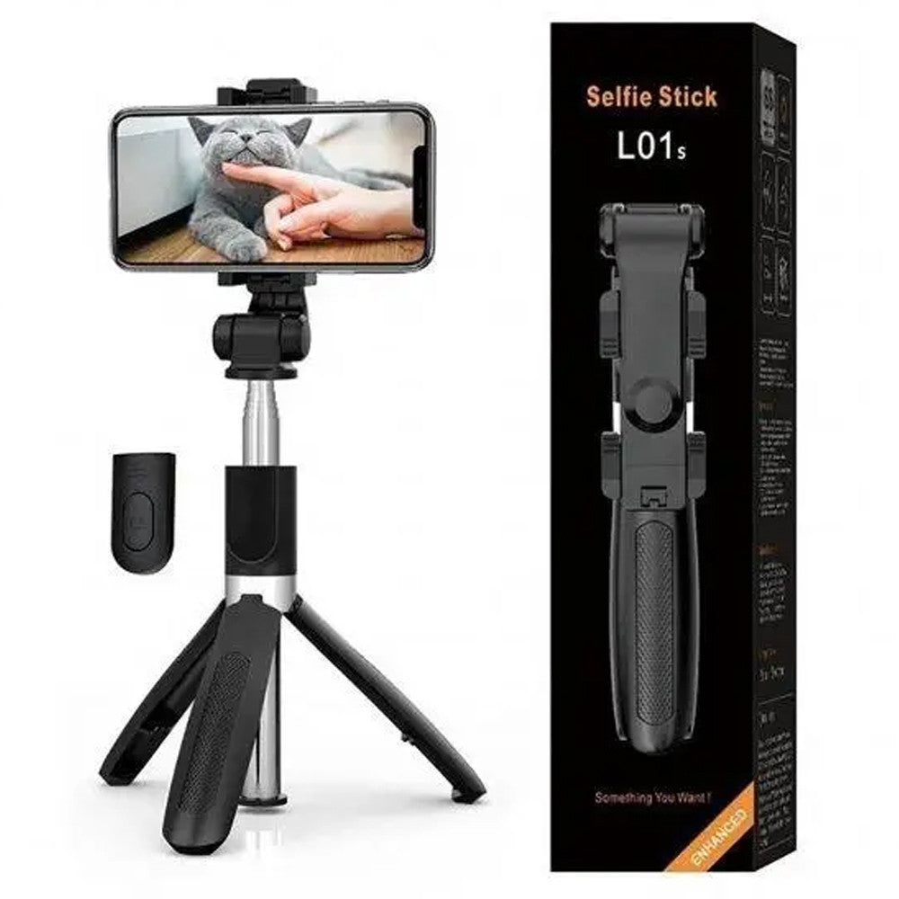 Селфі палиця штатив 70см з пультом Selfie Stick L01 / Монопод для телефону / Телескопічний трипод для селфі
