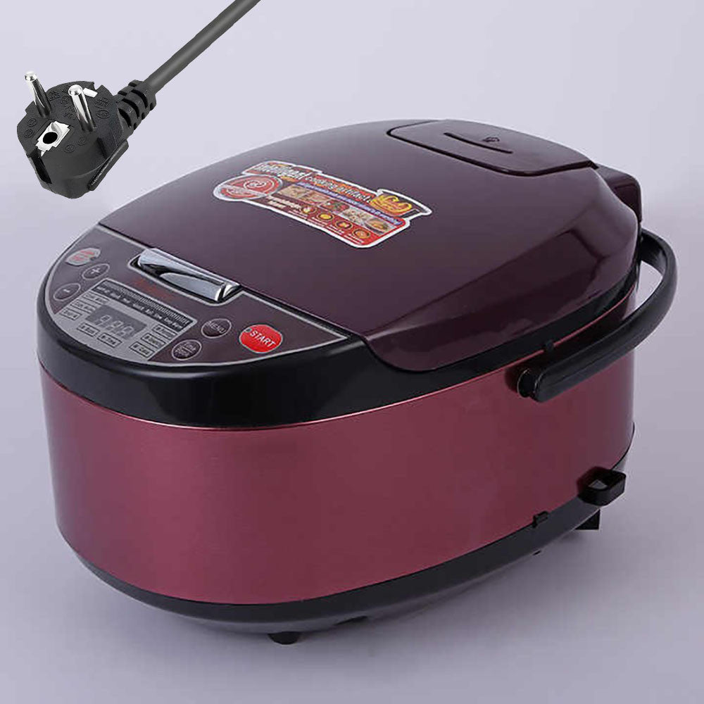 Мультиварка з керамічним покриттям 5л, 10 програм, 900Вт / Електрична мультиварка-рисоварка