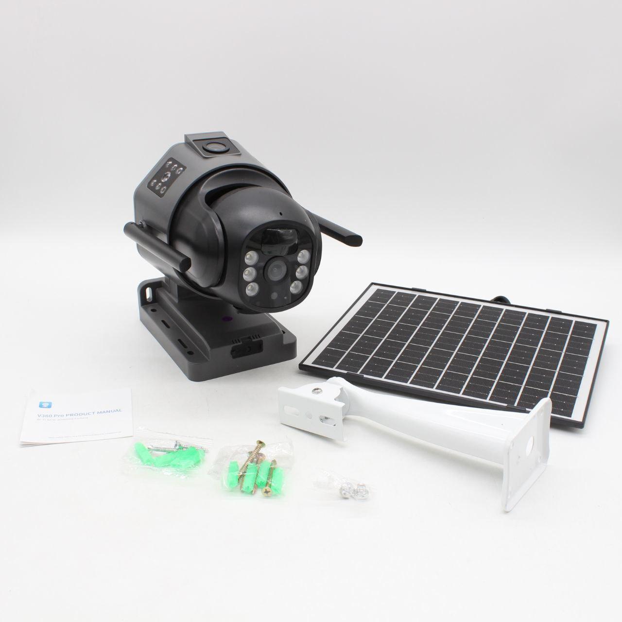 Сонячна 6MP WiFi камера відеоспостереження TP-18 / Вулична камера / Бездротова камера спостереження