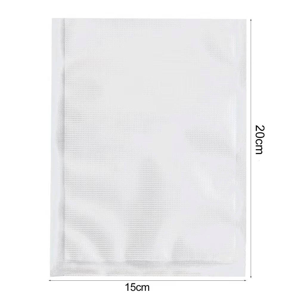 50 шт Рифлені пакети для вакууматора 20х15см / Вакуумні пакети для продуктів / Пакети для вакуумування