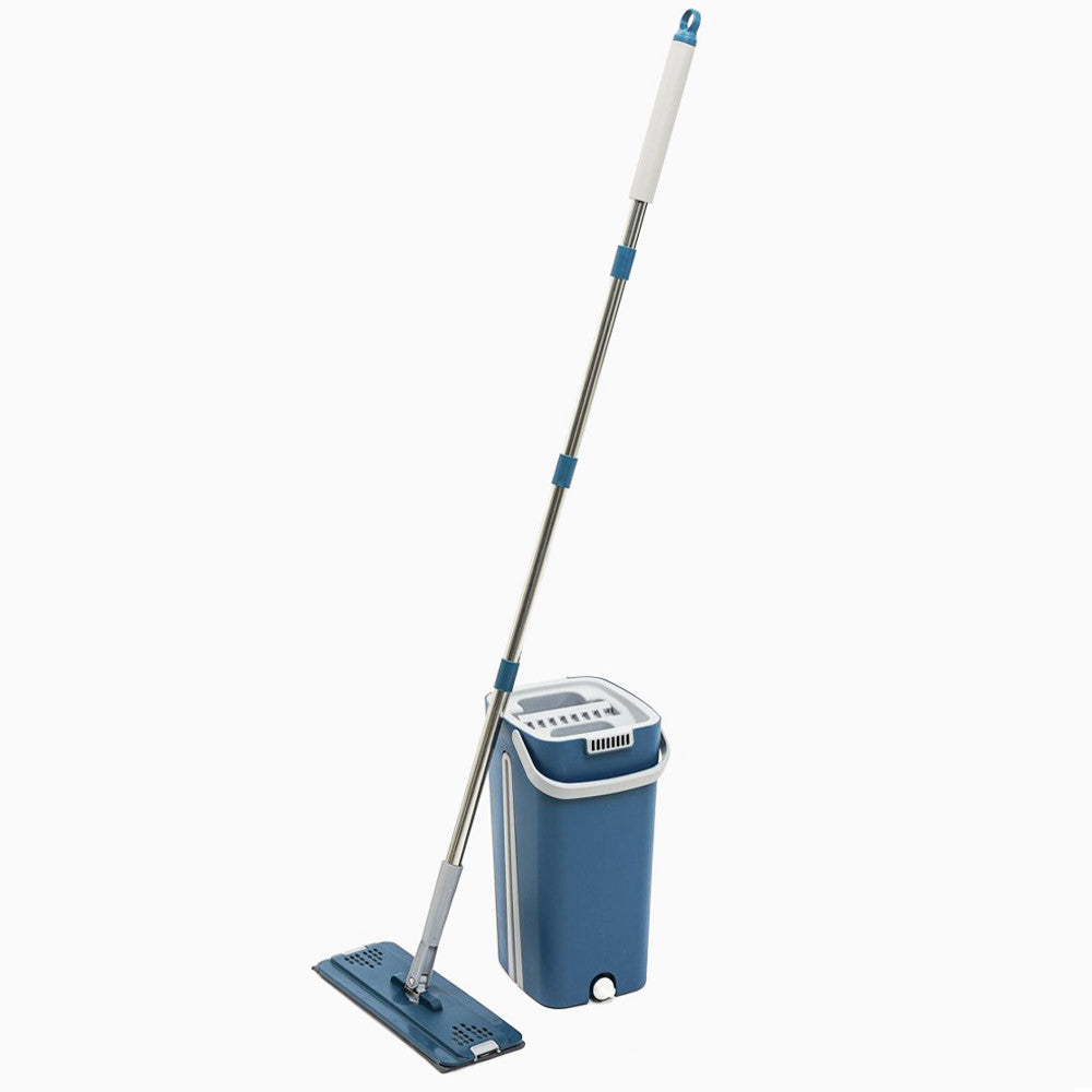 Швабра з автоматичним віджимом і відром 6 л/Швабра стрічка/комплект для прибирання швабра та відро