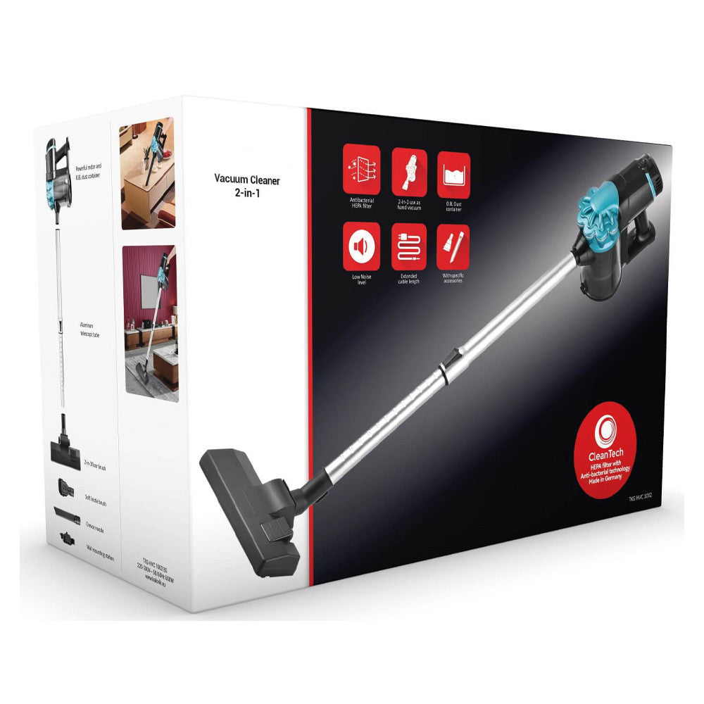 Вертикальний пилосос + 3 насадки, 5200 Вт, від мережі, GB-9904 / Ручний пилосос без мішка / Пилосос для дому