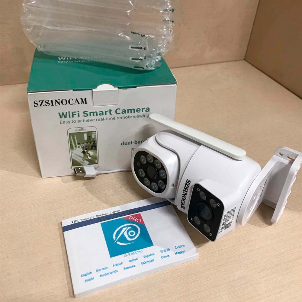Бездротова поворотна WiFi камера SZSINOCAM TY-Q2 O-KAM Pro / Зовнішня камера відеоспостереження