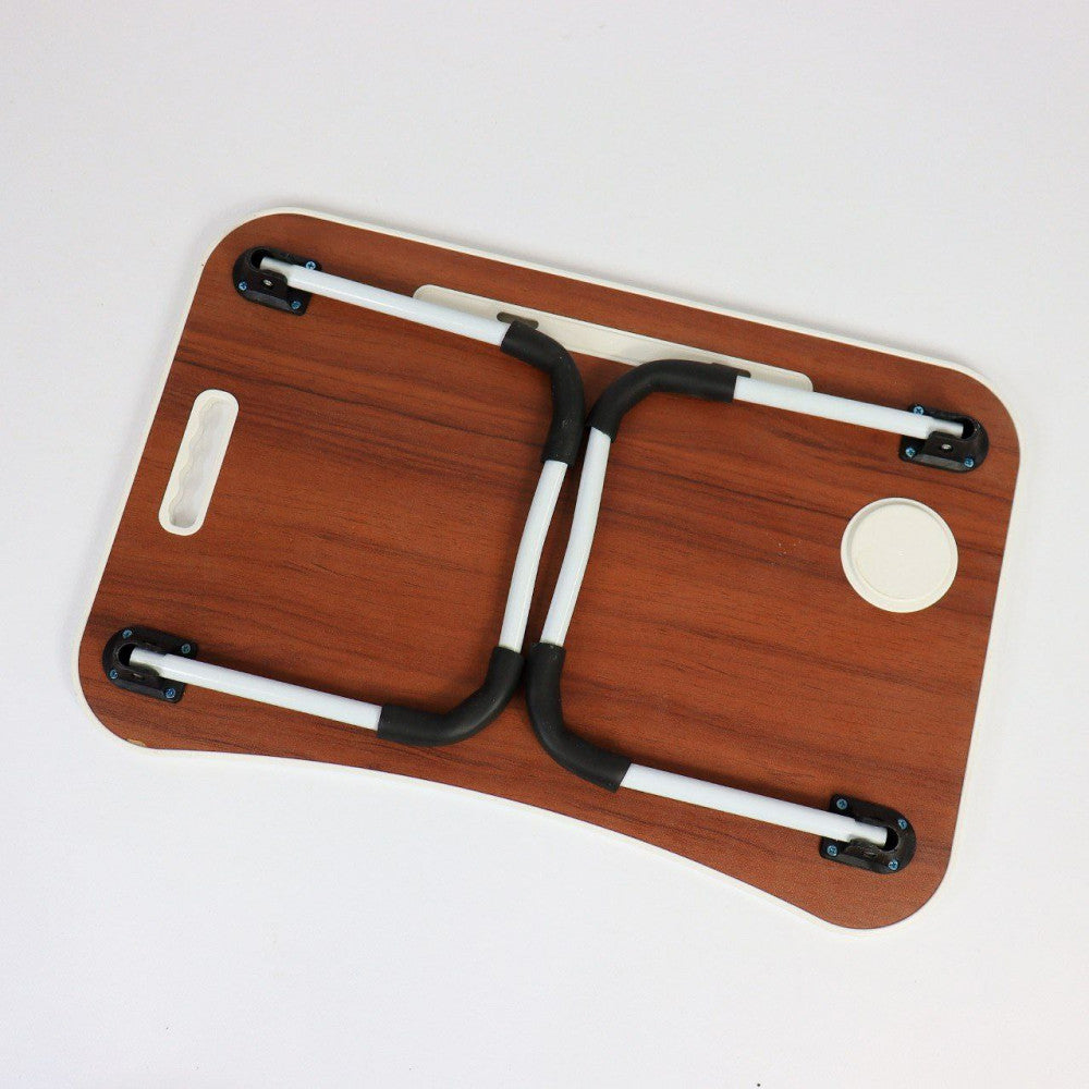 Складаний столик для ноутбука та планшета 60х40х27 см, Блакитний / Портативний столик в ліжко для планшета