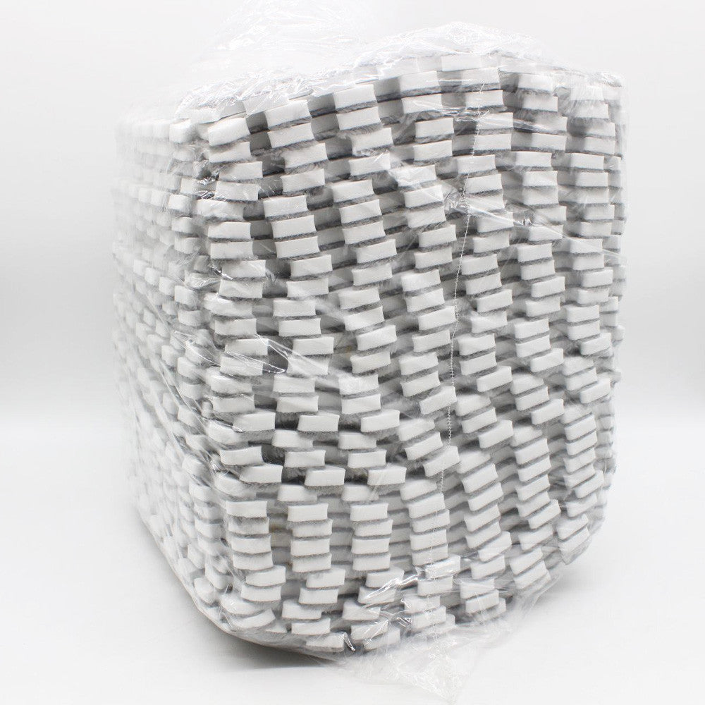 Килимок-пазл з плюшевим покриттям, 10 деталей (30х30см), Сірий / М'який пазл для підлоги / Дитячий килимок-пазл