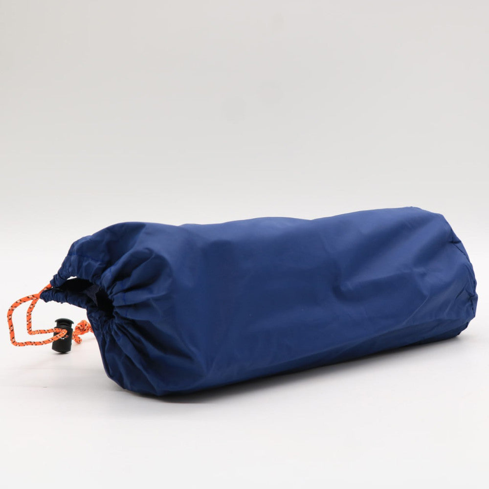 Надувний каремат з подушкою та вбудованим насосом, 225х70см, Синій / Туристичний каремат / Надувний килимок