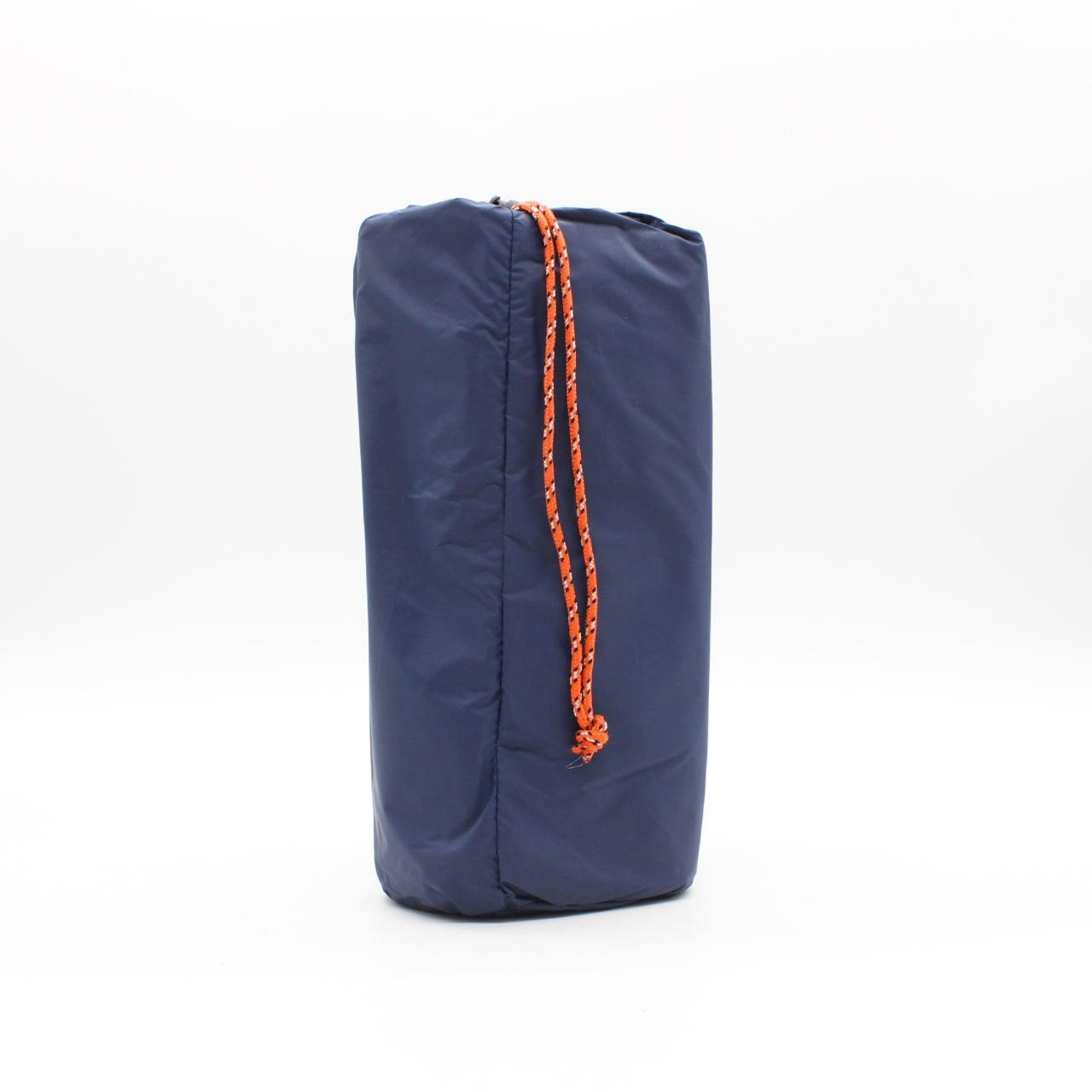 Туристичний каремат (190х70см) з подушкою та насосом, Темно-синій / Надувний матрац / Килимок для кемпінгу