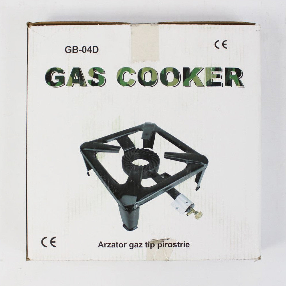 Газова плита на 1 конфорку, 40x40 см / Туристична плита / Настільна плита для кемпінгу