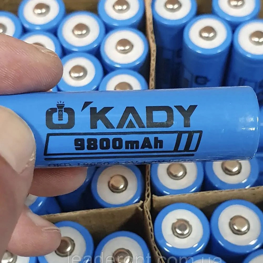 Акумулятор 18650 Li-Ion, 9800 mAh, 3,7V / Акумуляторна батарейка / Акумулятор літій-іонний
