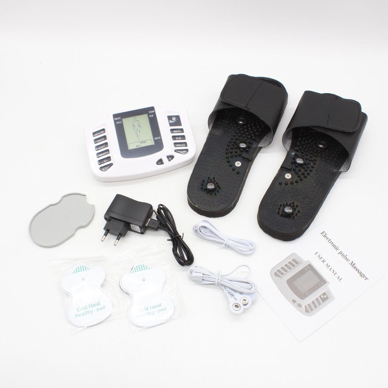 Масажні тапочки з міостимулятором Digital Slipper JR-309A / Міостимулятор для тіла / Масажер імпульсний