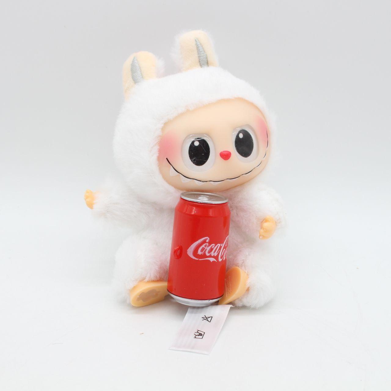 М'яка іграшка-брелок Labubu "Coca-Cola", 17см, Сюрприз / Плюшева фігурка Лабубу / Іграшка сюрприз Labubu