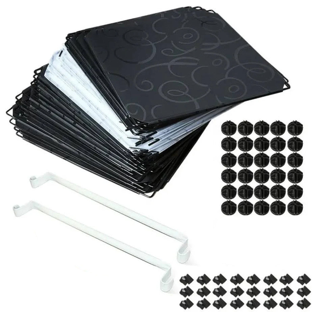 Пластикова шафа для одягу 146х76х37см, на 8 секцій, MP28-51A / Модульна шафа складна / Шафа-органайзер