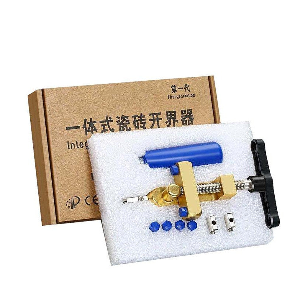 Склоріз алмазний 2в1 для скла та плитки 3-10 мм / Алмазний різак для плитки / Верстат для плитки