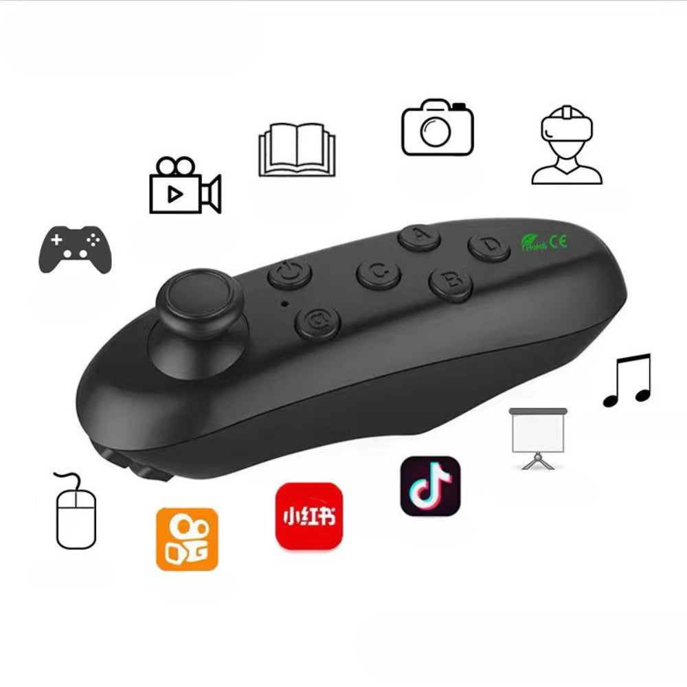 Бездротовий геймпад для смартфона, Чорний / Геймпад для телефону / Бездротовий ігровий джойстик