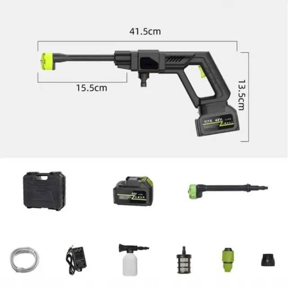 Бездротова мийка високого тиску 48V, MDHL 8100 / Міні мийка для авто / Пістолет для миття авто