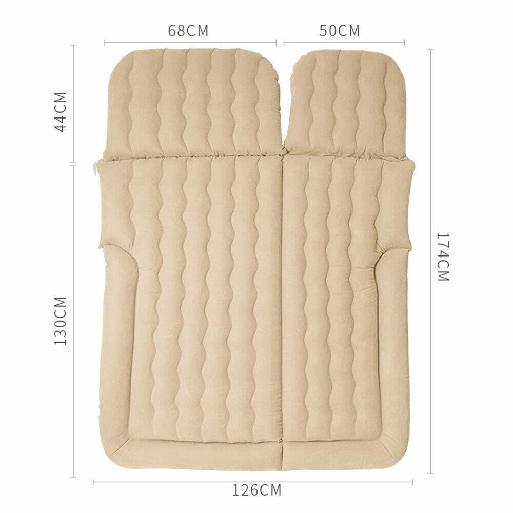 Надувний матрац для двох з насосом, 174х126 см, 5337 / Матрац / Універсальний матрац на заднє сидіння