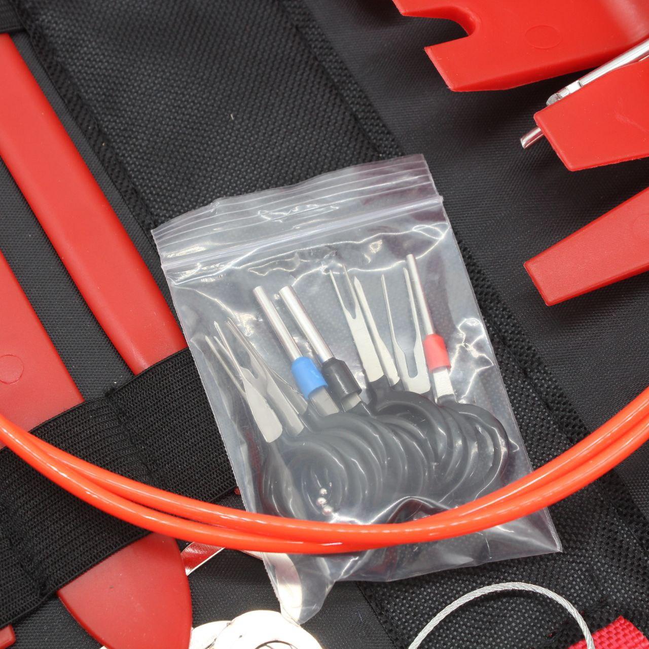 Набір інструментів для розбирання та обшивки салону автомобіля 46 в 1 / Інструменти в кейсі для зняття обшивки