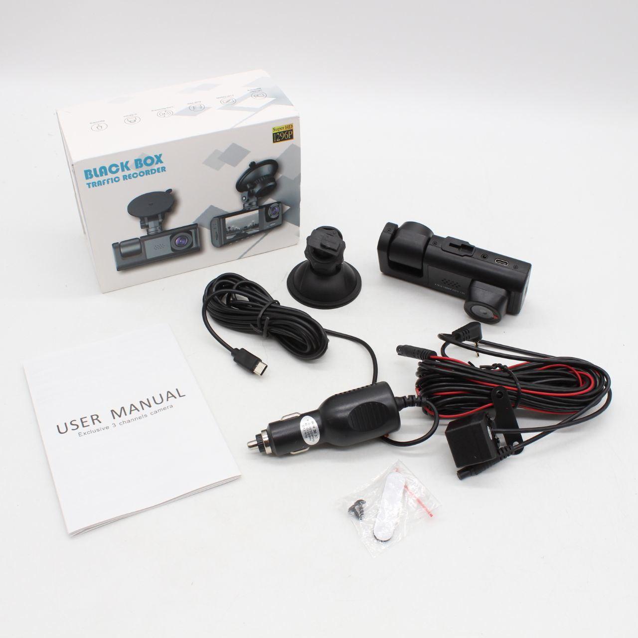 Відеореєстратор з трьома камерами 1080P / Реєстратор в машину / Автореєстратор / Відеореєстратор для авто