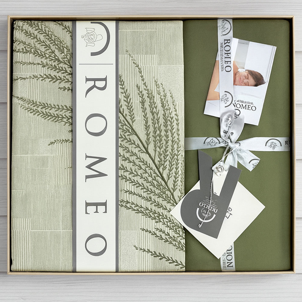 Комплект постільної білизни попліновий, Romeo home Poplin Samer / Набір постільної білизни бавовняної
