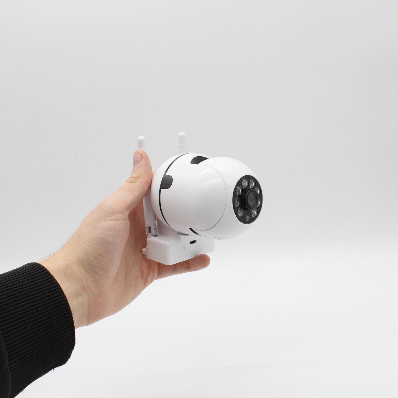 Вулична поворотна Wifi камера відеоспостереження (Full HD, 2Мп) NJ PRO / Вайфай камера з датчиком руху