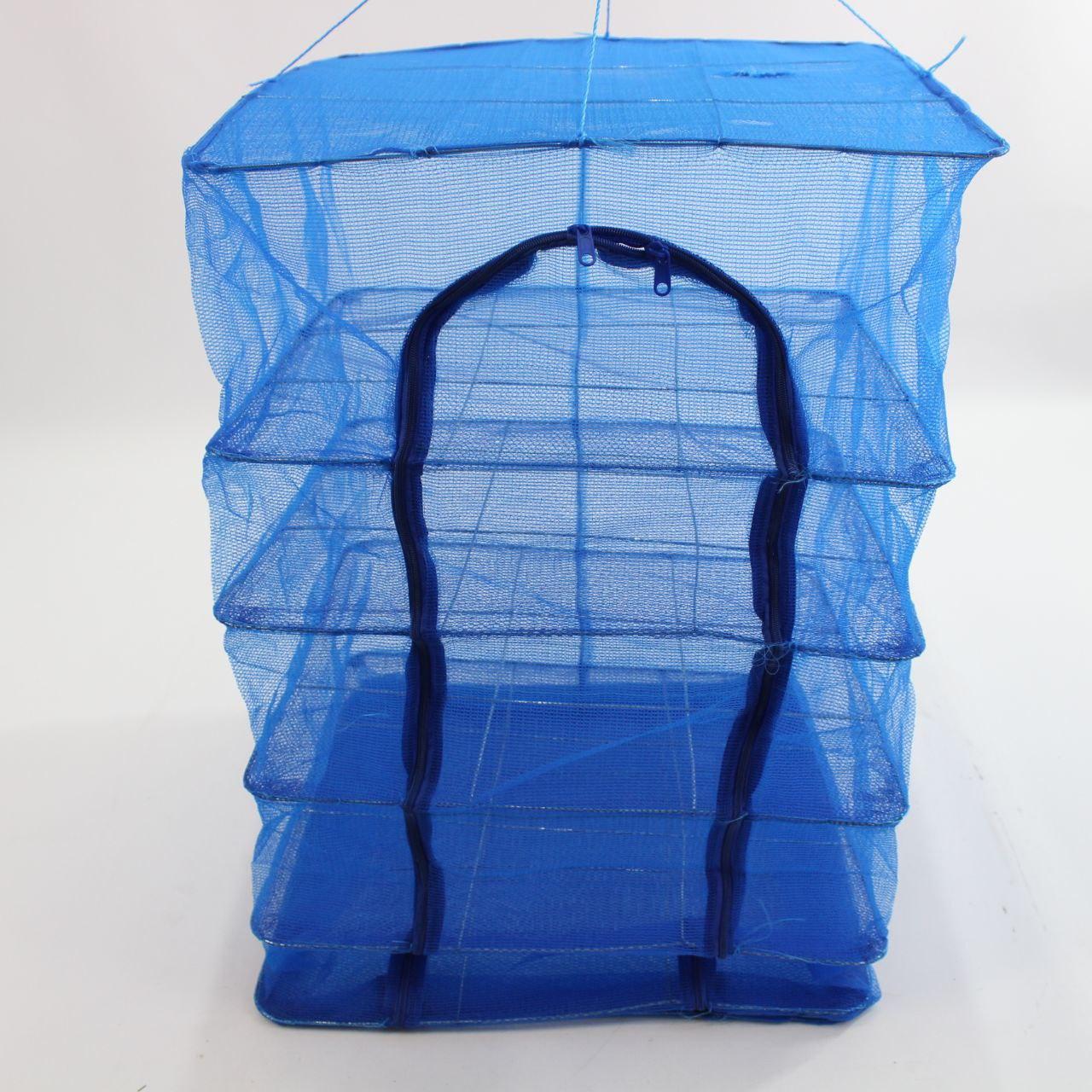 Складна сушарка для риби, грибів та овочів (100х50х50см), 5 ярусів / Підвісна сітка для сушки фруктів