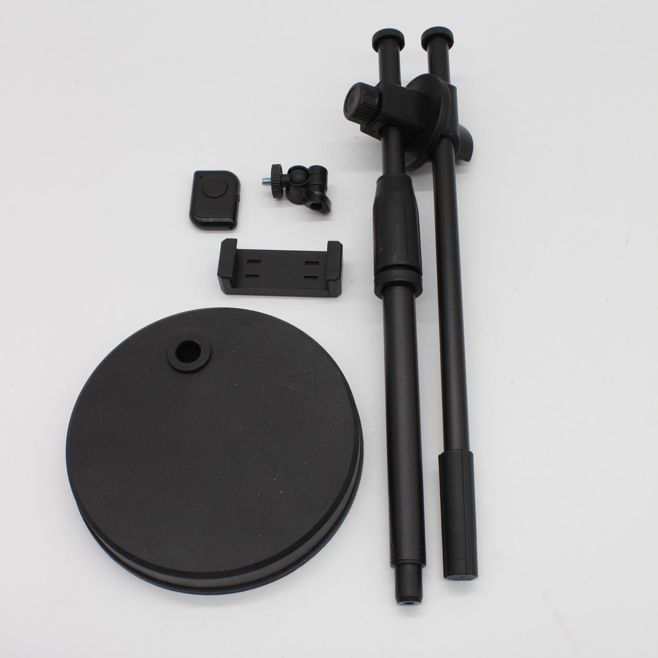 Штатив журавель для телефону з кріпленням під лампу 35-60 см, HA-19 / Настільний тримач для телефону